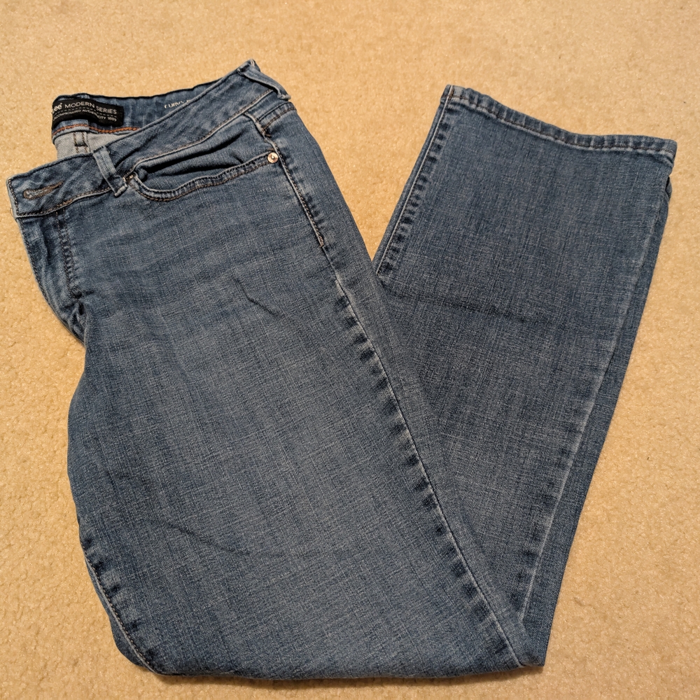 Lee Women's Boot Cut Jeans in Blue Denim